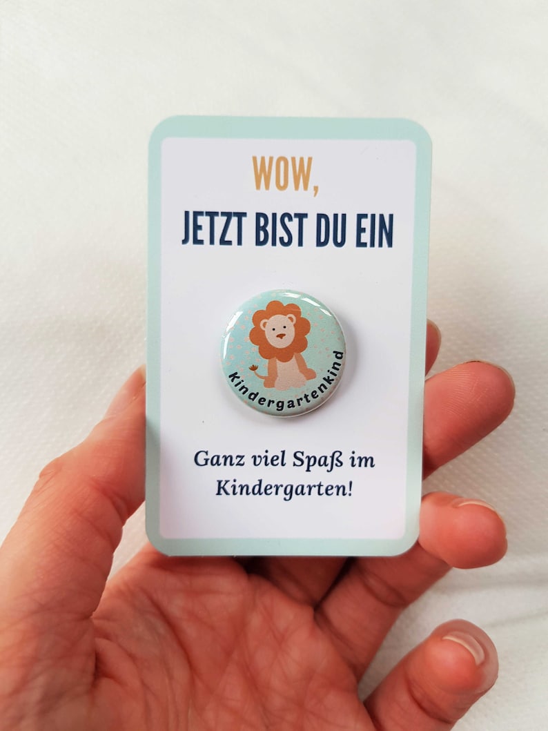 Kindergartenkind Button Geschenk KiTa