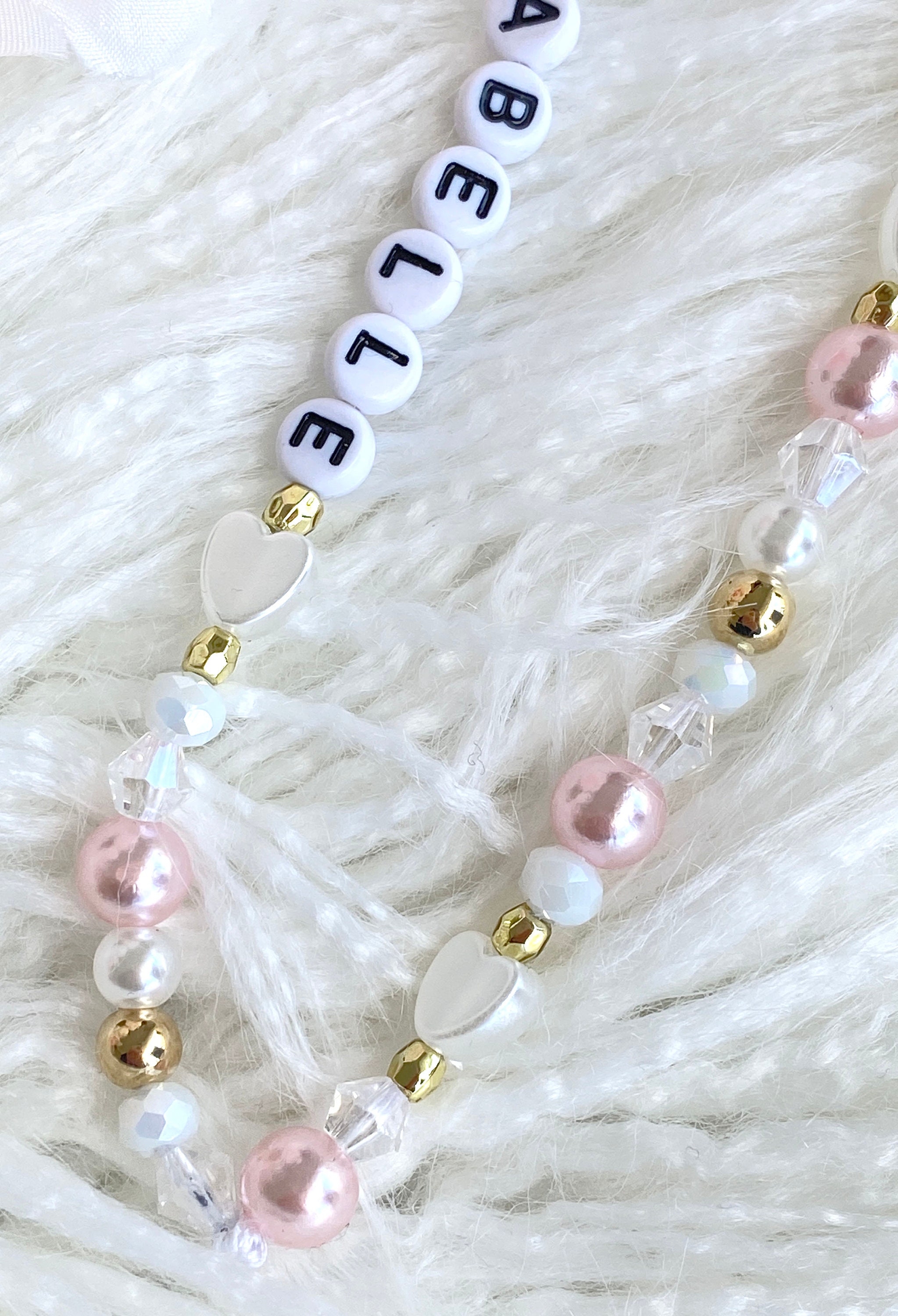 Lot De 3 Breloques Perles Pour Téléphone - Bracelets Décoratifs Fleurs Mignons (bleu, Rose)