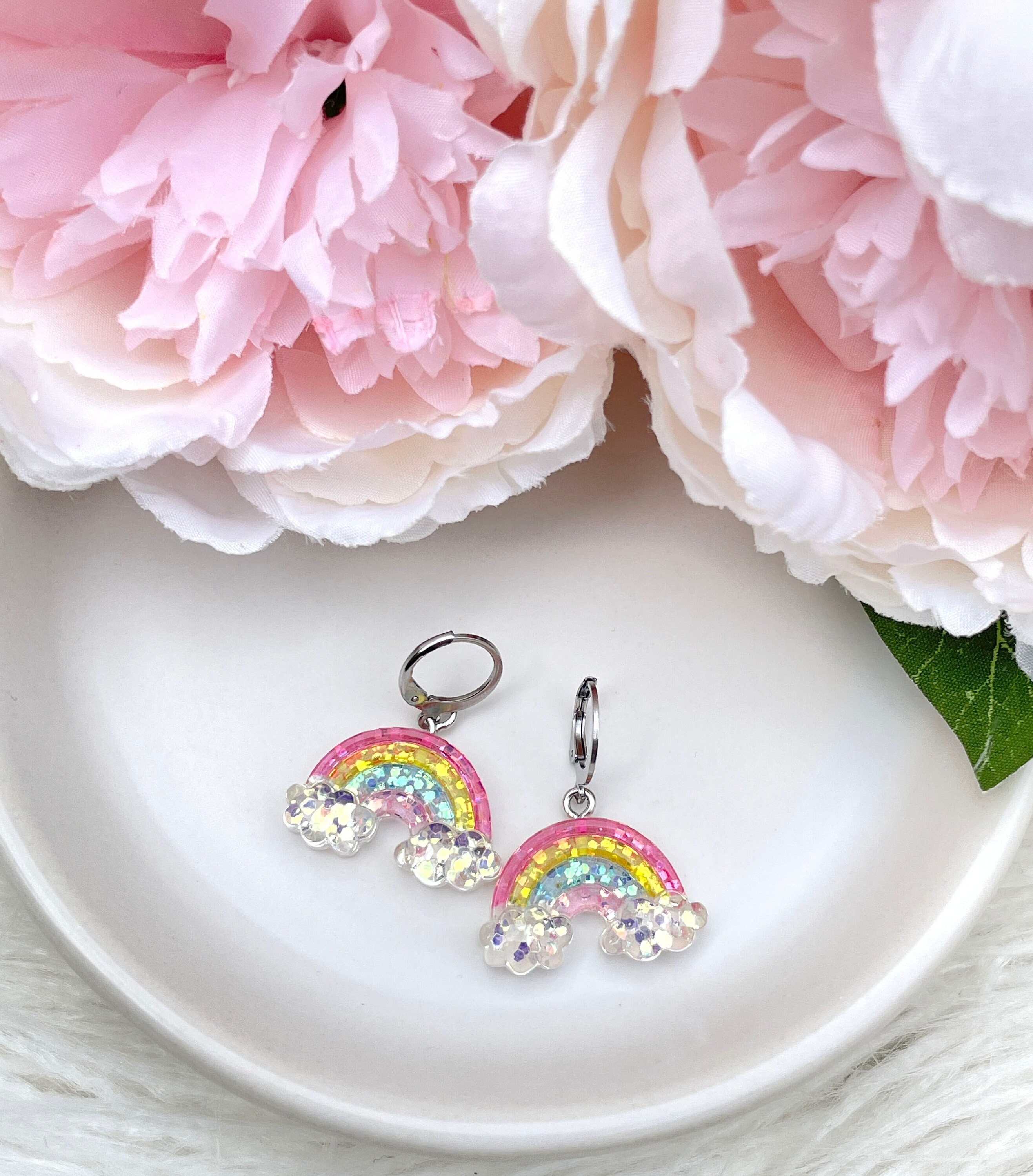 Unicorn Earrings Kids KRFY 925 Sterling Silver Earrings For Women