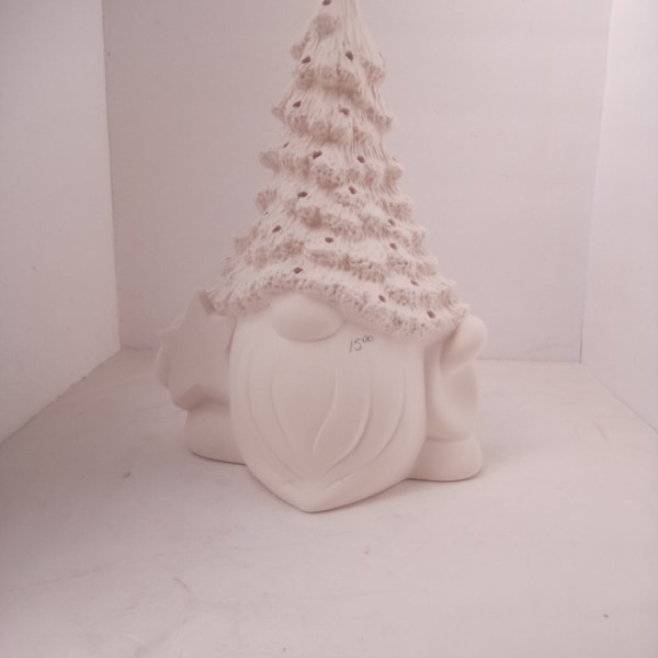 Tannenbaum Gnome ceramic bisque ready to paint