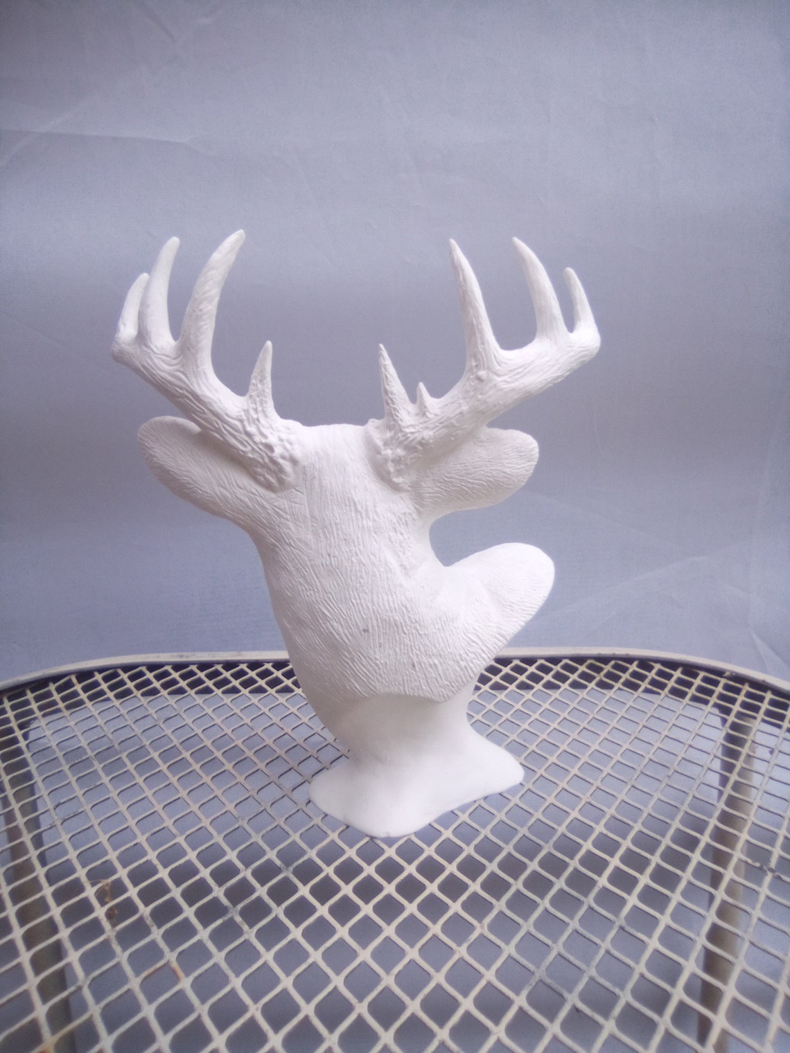Deer bust ceramic bisque ready to paint ceramic unpainted Etsy
