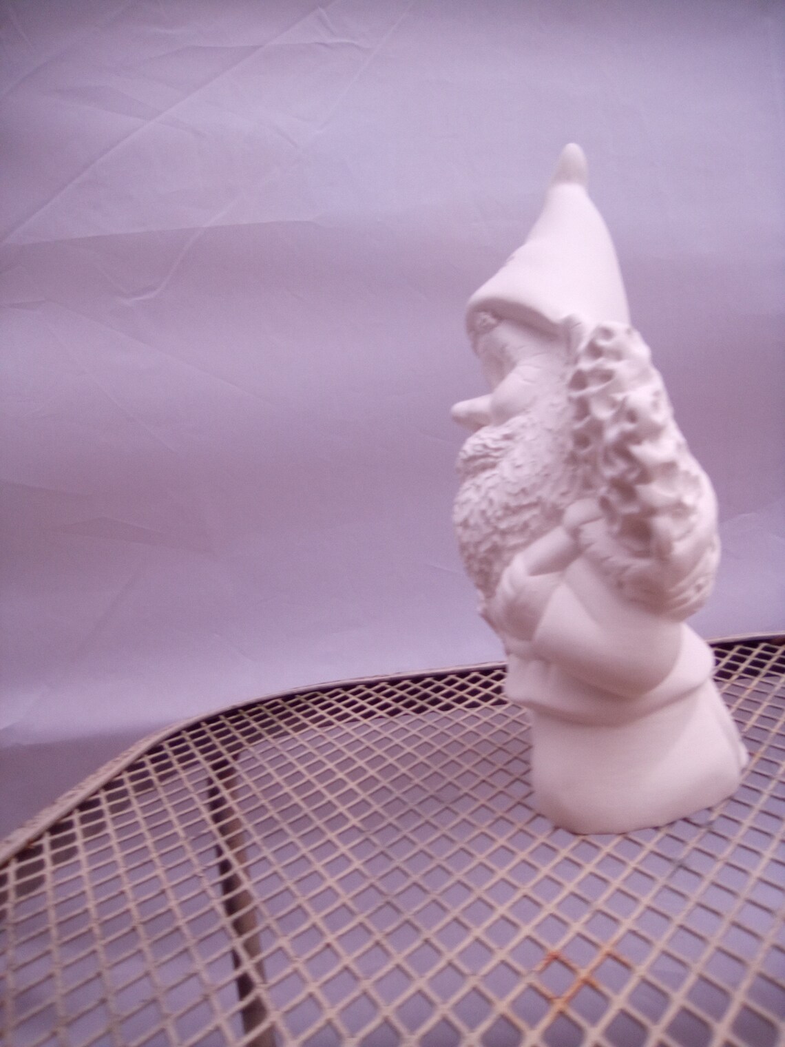 Sitting Gnome ceramic bisque ready to paint Etsy