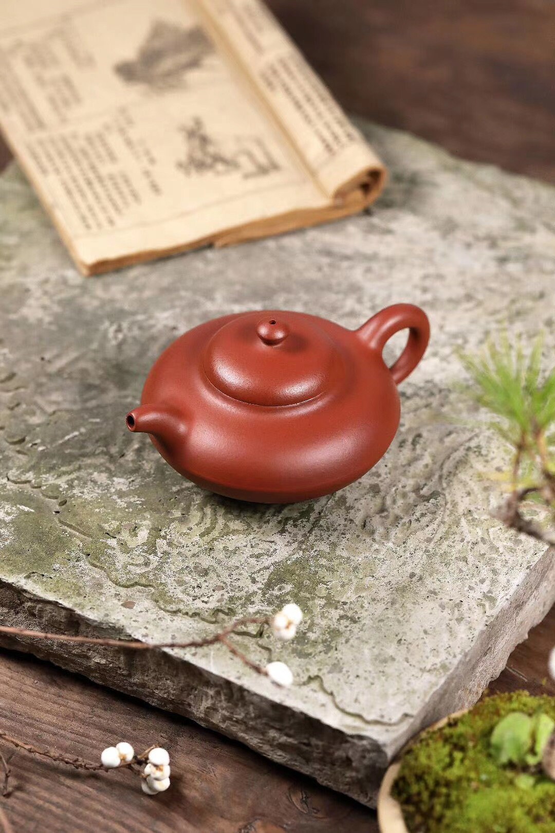 Purple Clay Teapot, Pink Silk Tree Teapot, Yixing Zisha Teapot