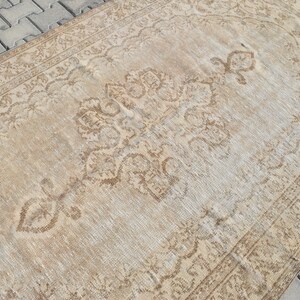 5x8 TURKISH RUG,5x8 Vintage Rug,5x8 Cream Rug,5x8 Pastel Muted Rug,5x8 Antique Rug,5x8 Bedroom Rug,5x8 Antique Rug,5x8 Area Rug,5&#39;1x8&#39;5 ft