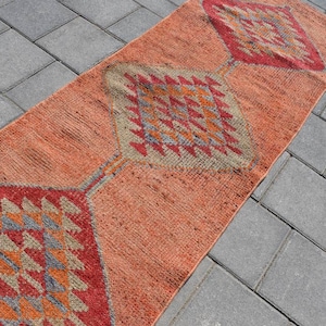 2x8 HERKI RUNNER RUG,2x8 Vintage Runner,2x8 Turkish Runner,Antique Runner 2x8,Colorful Runner,Hallway Runner,Wool Runner,2&#39;8x8&#39;9 ft,1131-K