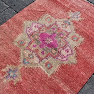 3x6 SMALL RUG,3x6 Vintage Rug,3x6 Turkish Rug,3x6 Oushak Rug,3x6 Wool Rug,Antique Rug,4x6 Rug,3x6 Area Rug,Small Runner 3x6,3'8x6'1 ft,880-K