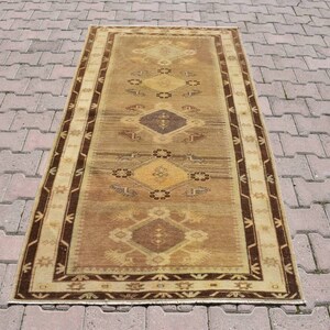 3x6 SMALL AREA RUG,3x6 Vintage Rug,3x6 Turkish Rug,3x6 Pastel Rug,3x6 Soft Rug,Turkey Rug,Anatolian Rug,Wool Rug,3x6 Runner,3'3x6'2 ft,947-K