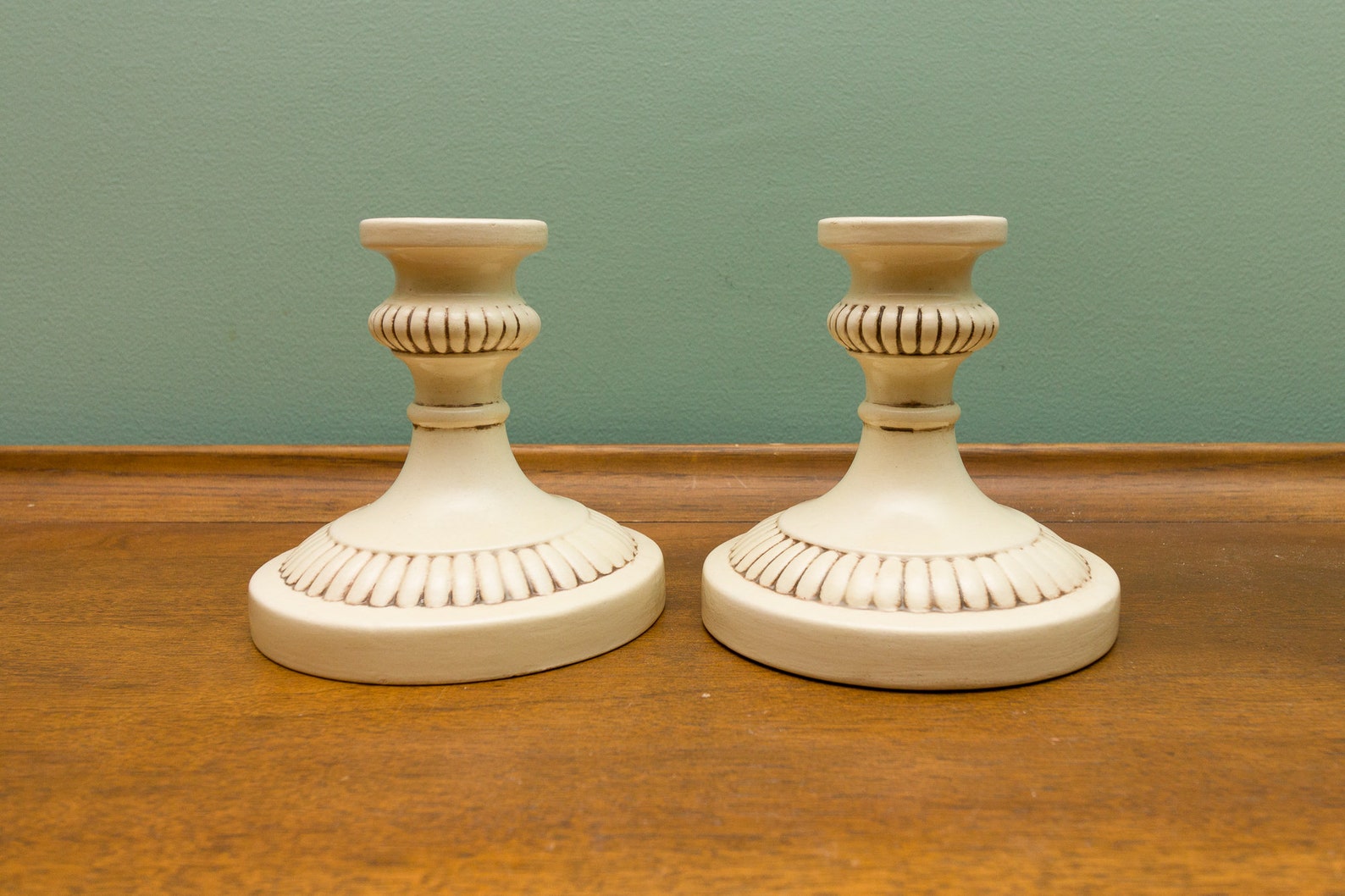 2 Vintage Holland Mold Candlesticks/ Taper Candle Holders Etsy