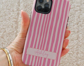 Name Phone Case, Custom Personalized Initial Monogram Case, iPhone/Samsung/Pixel