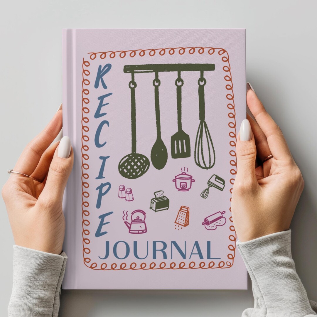 Recipe Journal, Blank Recipe Book, Cookbook, Housewarming Gift, Bridal ...