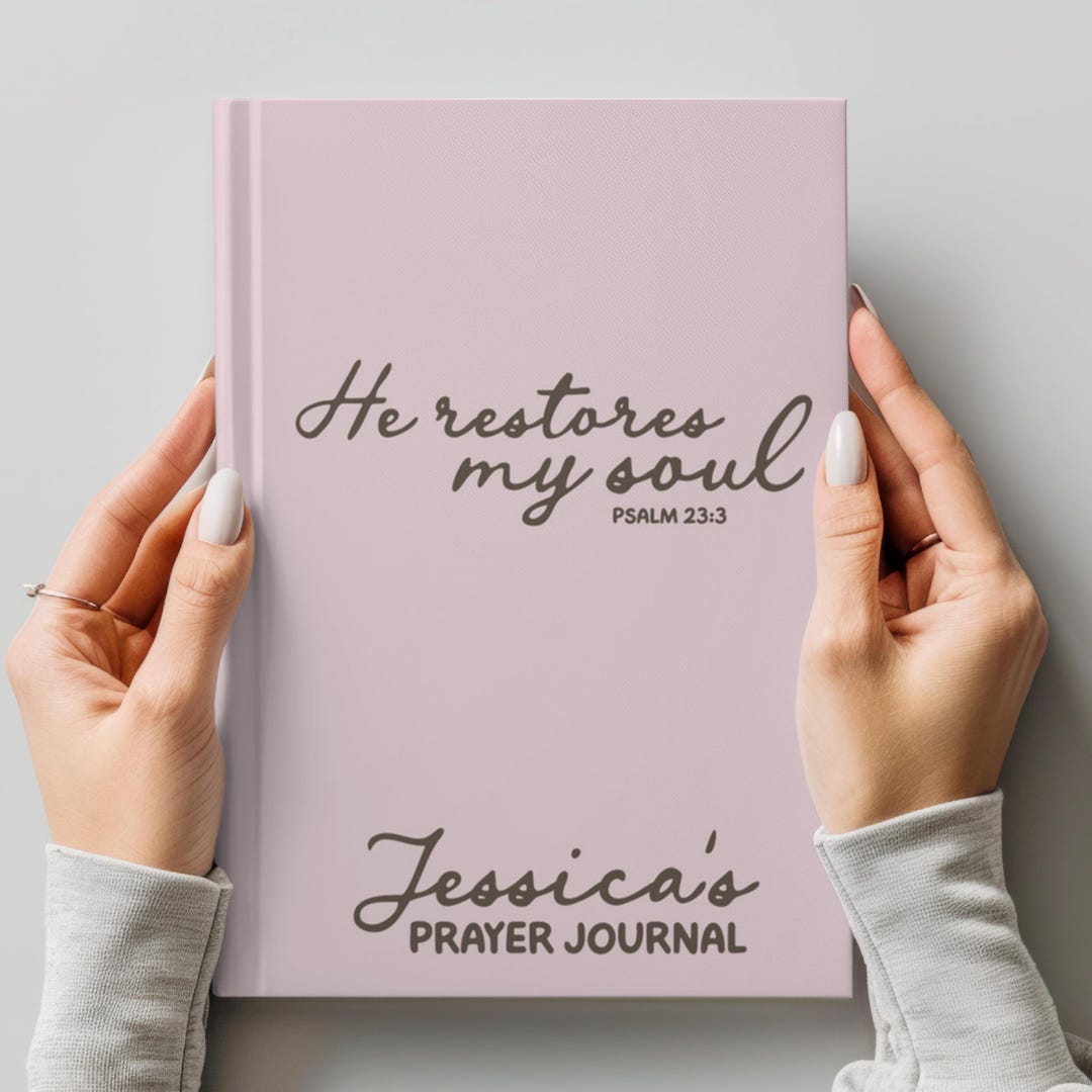 Personalized Prayer Journal | Custom Bible Study Notebook | Blank ...