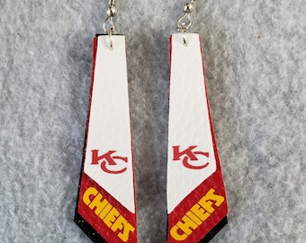 Chiefs 3 layered Earrings