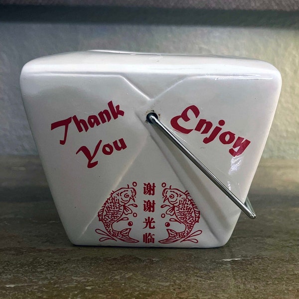 Ceramic Chinese Take Out Boxes Etsy UK