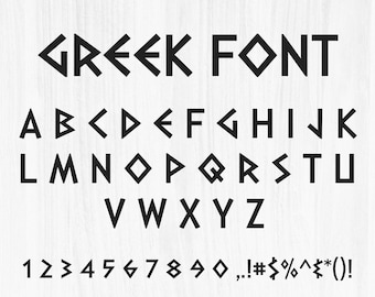 Ancient Geek Font