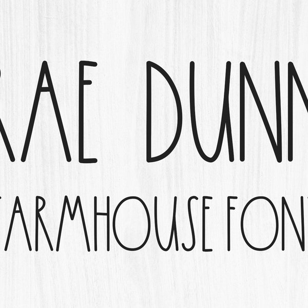 FARMHOUSE FONT, Rae Dunn Font Svg, Rae Dunn Inspired Font, SVG, Rae Dunn Cricut, Rae Dunn Christmas, Cricut Font