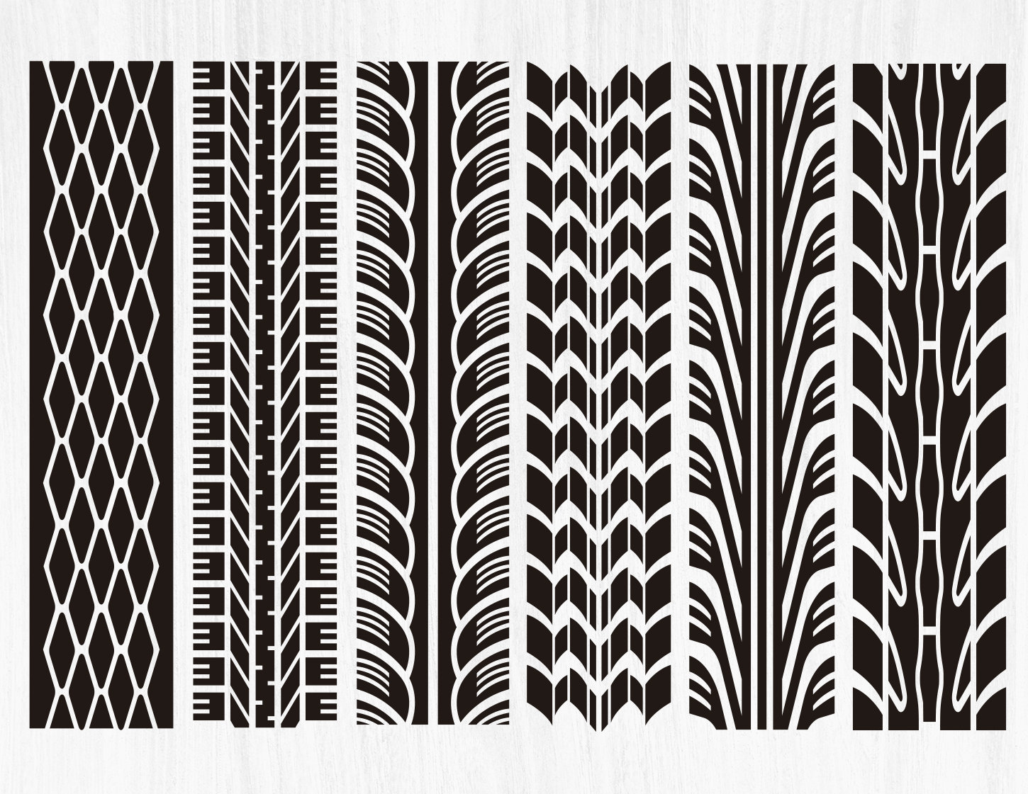 TIRE TRACK SVG Bundle Tire Tread Svg off Road Tire Tracks Etsy Australia