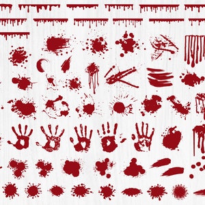 BLOOD DRIPS SVG, Png, drips svg, bloody hand svg, dripping svg, blood svg, dripping border, blood splash svg, halloween svg
