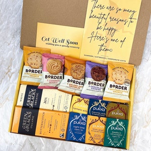 Pukka Tea & Biscuits Gift | Clippers Tea | Sending Hugs | Birthday | Get Well Soon | Thank You | Herbal | Thinking Of You | Congratulations