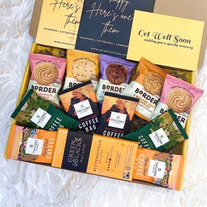Coffee & Biscuits Hamper Gift, Birthday, Thinking Of You, Thank You, Get Well Soon, Congratulations, Hug Box-Proud-Teacher's Gift-Graduation