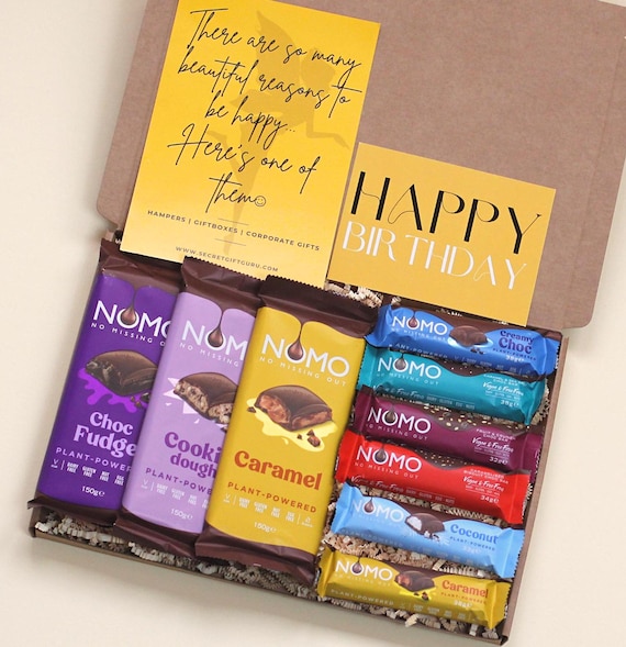 Vegan Chocolate Gift Box, Dairy-nut-gluten Free, NOMO Brand - Etsy