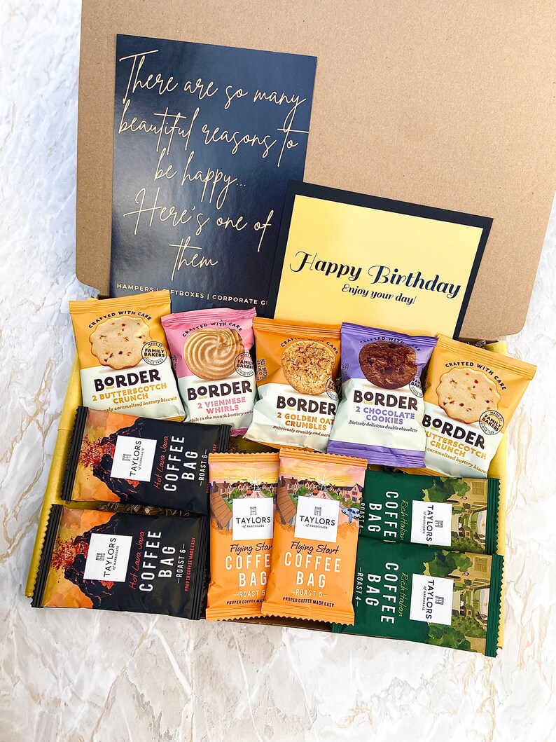 Walkers Biscuits, Taylor of Harrogate Coffee Bags Gift Selection