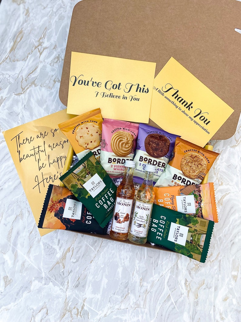 Border Biscuits, Taylor of Harrogate Coffee Bags and Monin Syrup Gift Selection