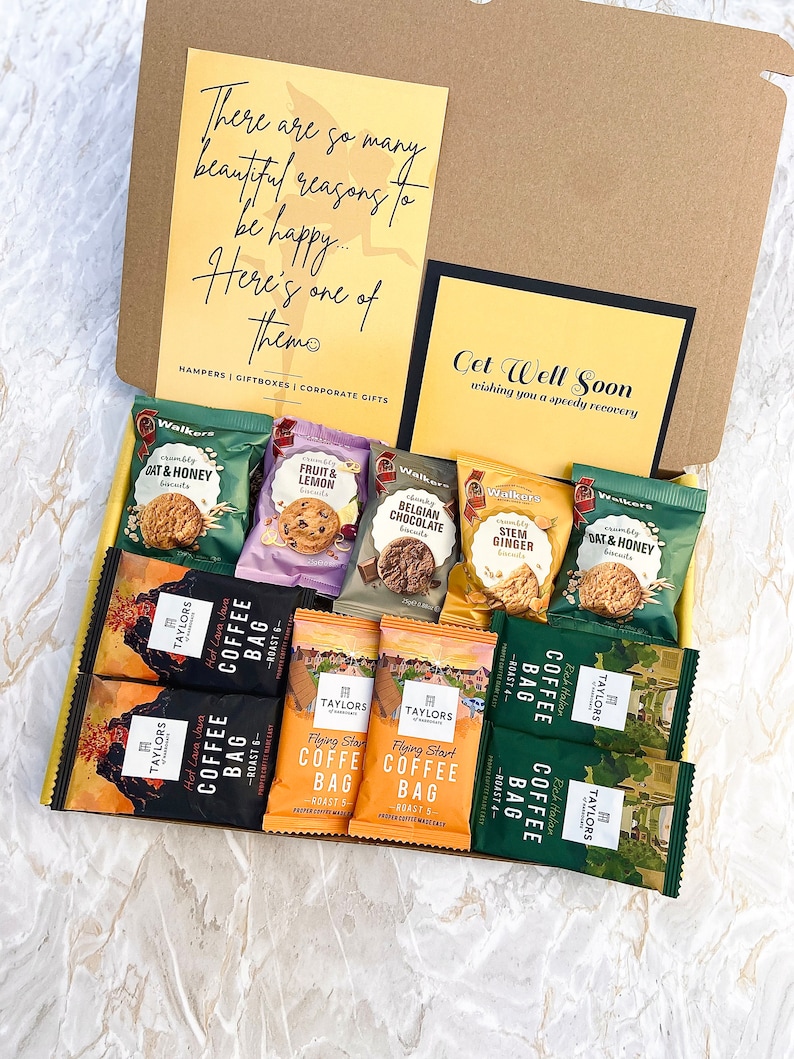 Walkers Biscuits, Taylor of Harrogate Coffee Bags Gift Selection