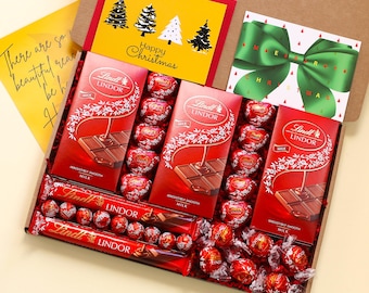 Lindt Lindor Chocolate Hamper, Birthday, Get Well Soon, Thinking Of You, Sending Hug, Congratulations, Thank You, Fathers Day, Proud Of You