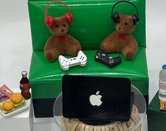 Ositos de peluche en miniatura para juegos