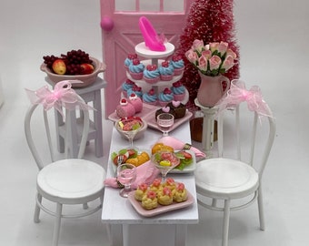 Mini pranzo rosa da sogno per due persone ~ Mini pranzo leggero e dessert