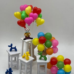 Miniature Happy Birthday Shop~Mini palloncini~Mini palloncino cane~Mini clown