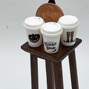 Miniature Take Out Cups~Mini evil pumpkin cup~Mini Witch&#39;s brew cup~Mini Witch&#39;s legs cup~Mini Halloween cups