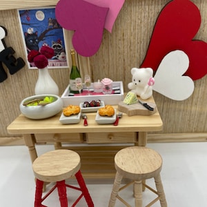 Miniature &quot;Build a Love Tray&quot;~Mini Love Tray for Valentine&#39;s Day, Anniversaries, special date night~You pick basics, drinks, food, treats