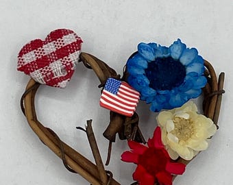 Miniature USA Love Wreath