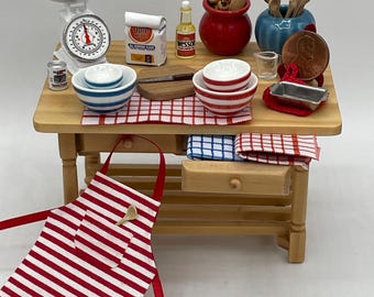 Miniature Red White and Blue Baking