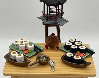 Miniature Sushi~Mini Miso soup