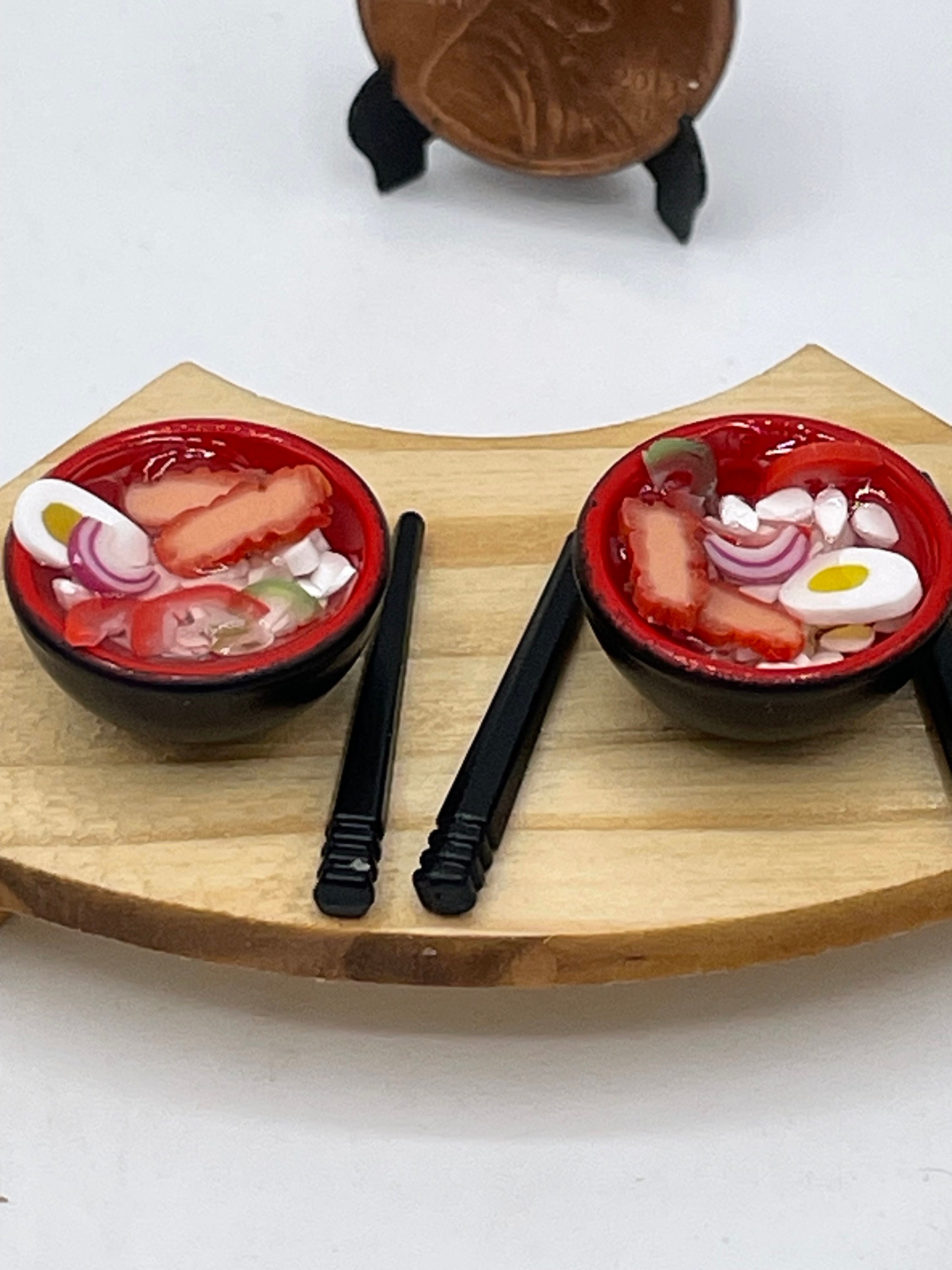 Mini Rice Plates Miniature Rice Bowl Counter~mini Rice Bowls With Chopsticks~four ...