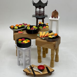 Miniature Sushi and Tempura