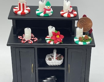 Miniature Christmas candles