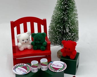Miniature Christmas Teddy Bears