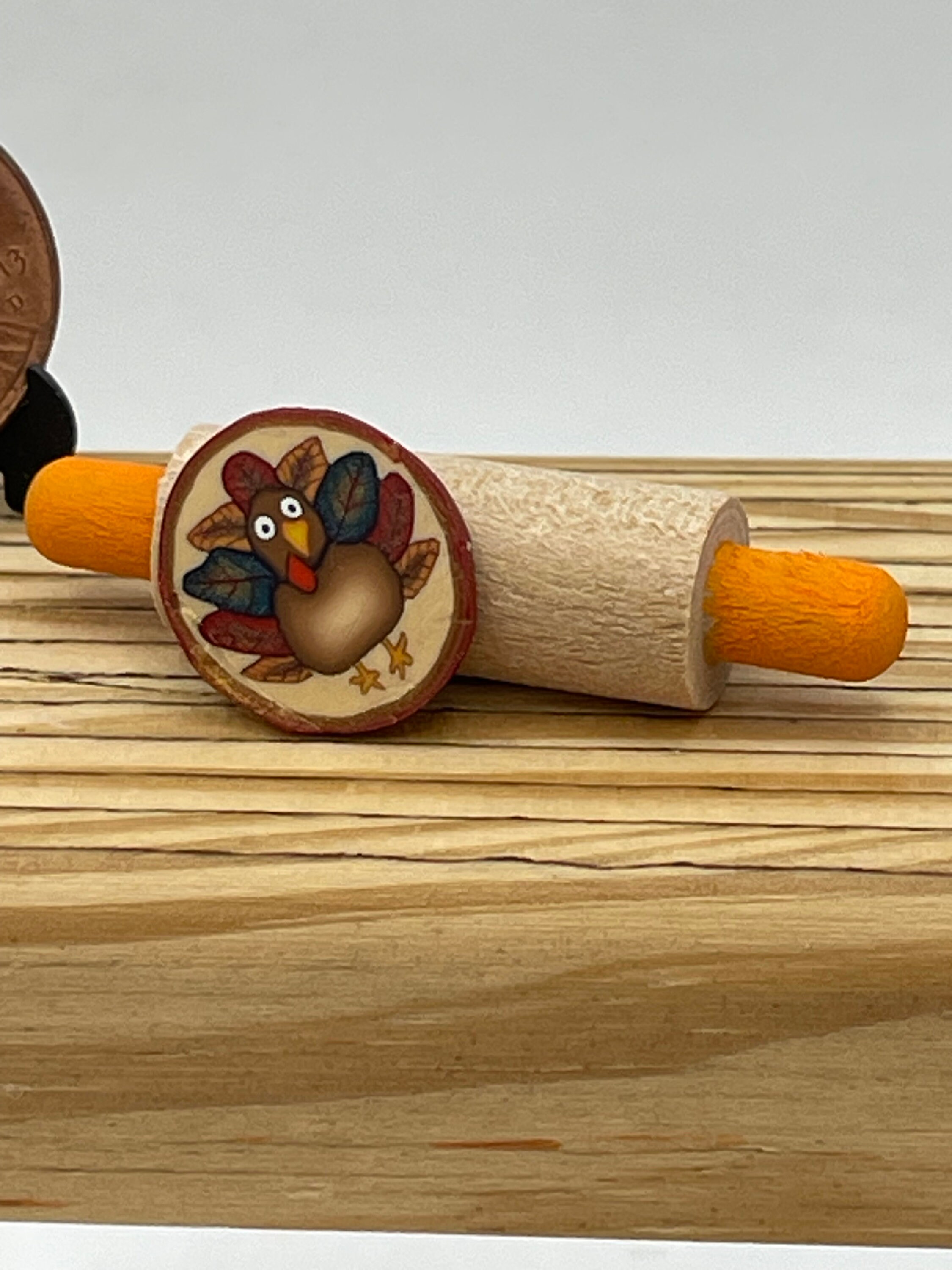 Miniatuer R Pin Miniature Festive Rolling Pins - Etsy