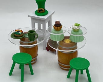Miniature St.Patrick's Day Pub Tables