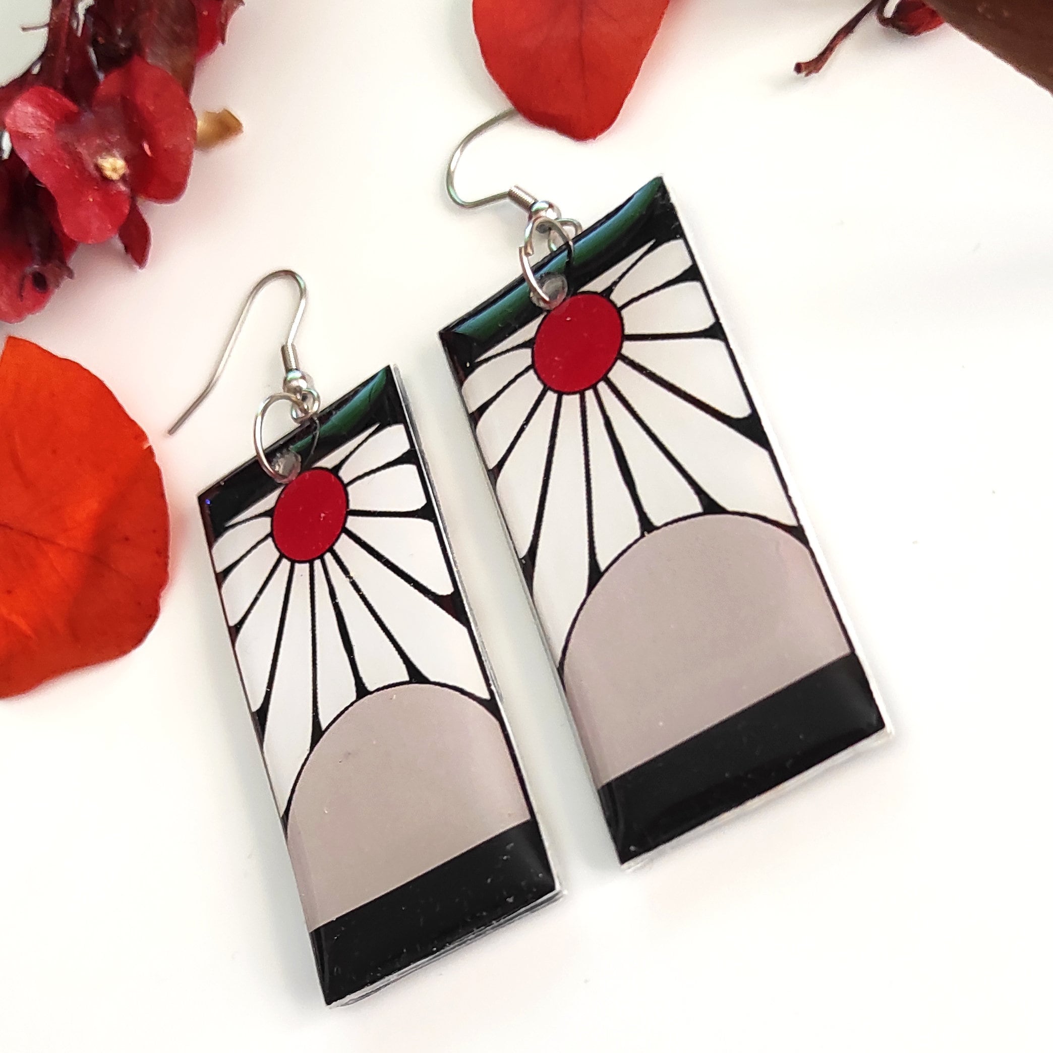 Demon slayer earrings etsy deals