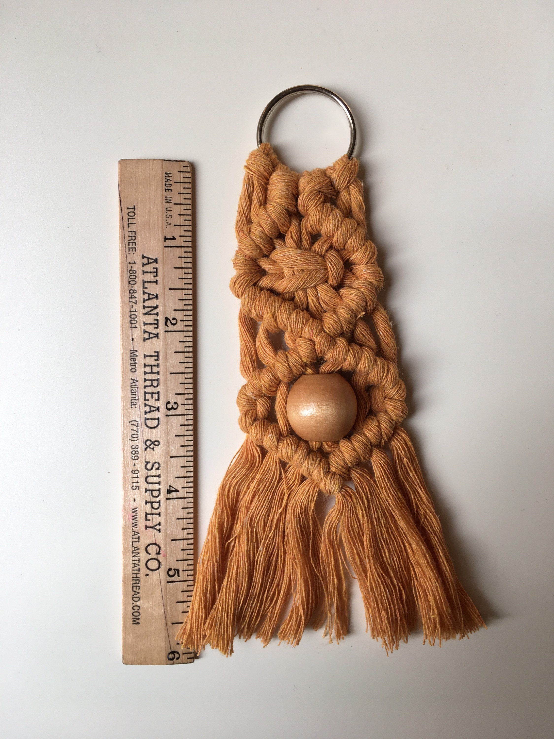 Macrame Keychain Custom READY TO SHIPcotton boho unique key Etsy