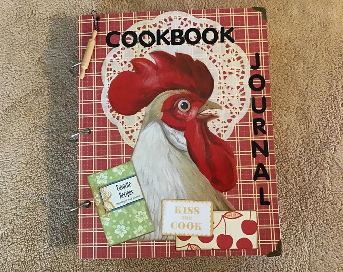 Cookbook Junk Journal Etsy