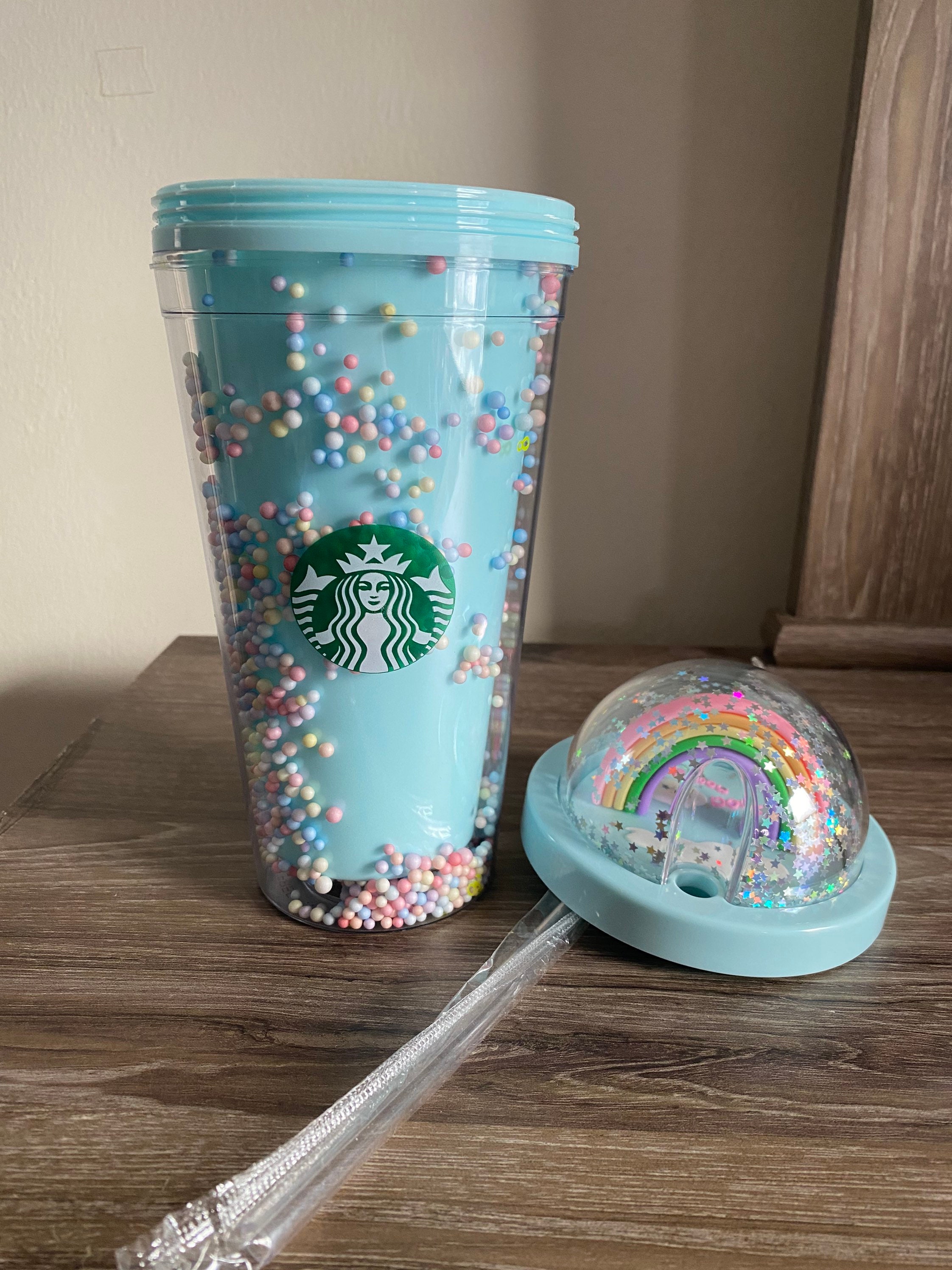 Cute Rainbow reusable Cups Etsy