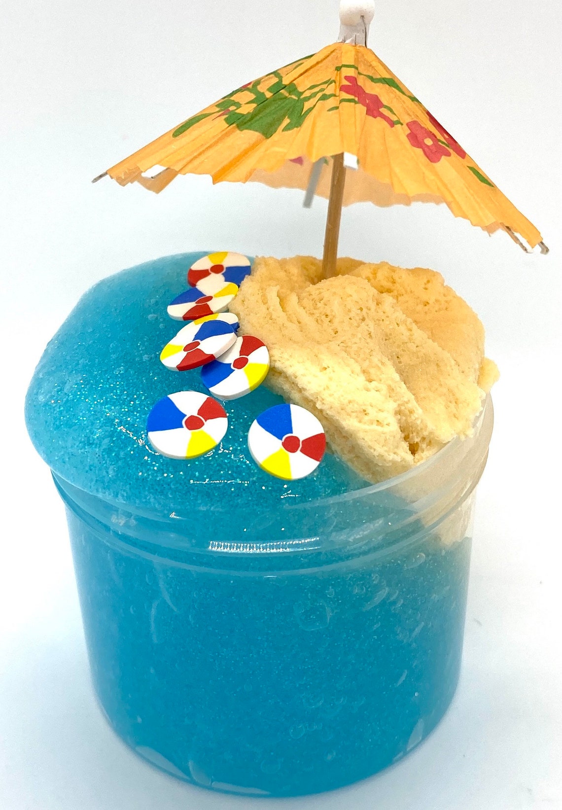 Beach Day Slime Stress Relief Scented Slime DIY Icee Slime | Etsy
