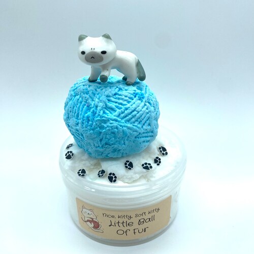 Cloud Slime Cat Slime Kitty Slime Stocking Stuffer Slime Etsy