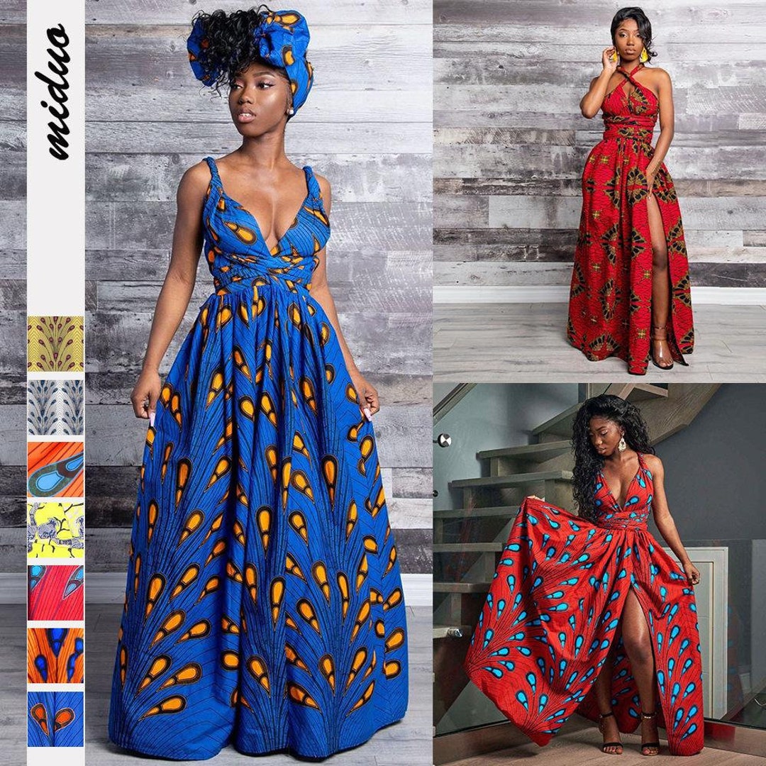 African Women Maxi Dress/ Ankara Women Dresses / African - Etsy