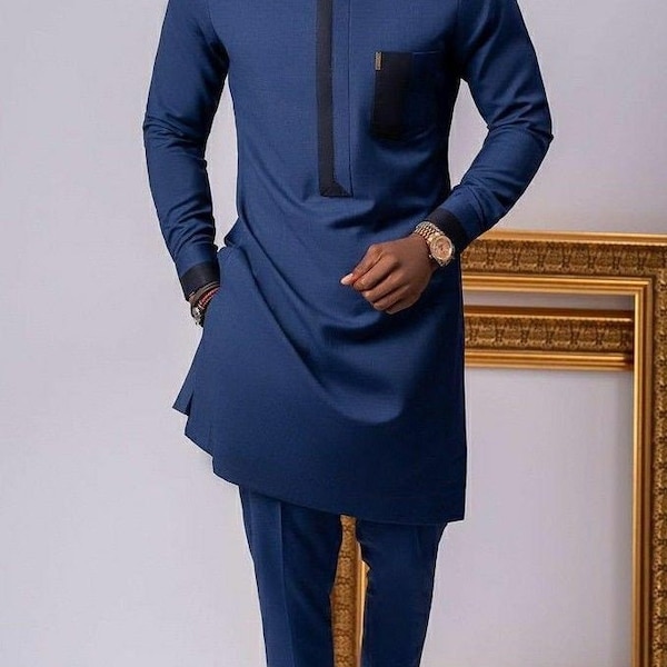 African men Clothing| African Wedding Suit | African Men Outfit | African Men Kaftan | African Attire | Senator Wear | Prom Wear